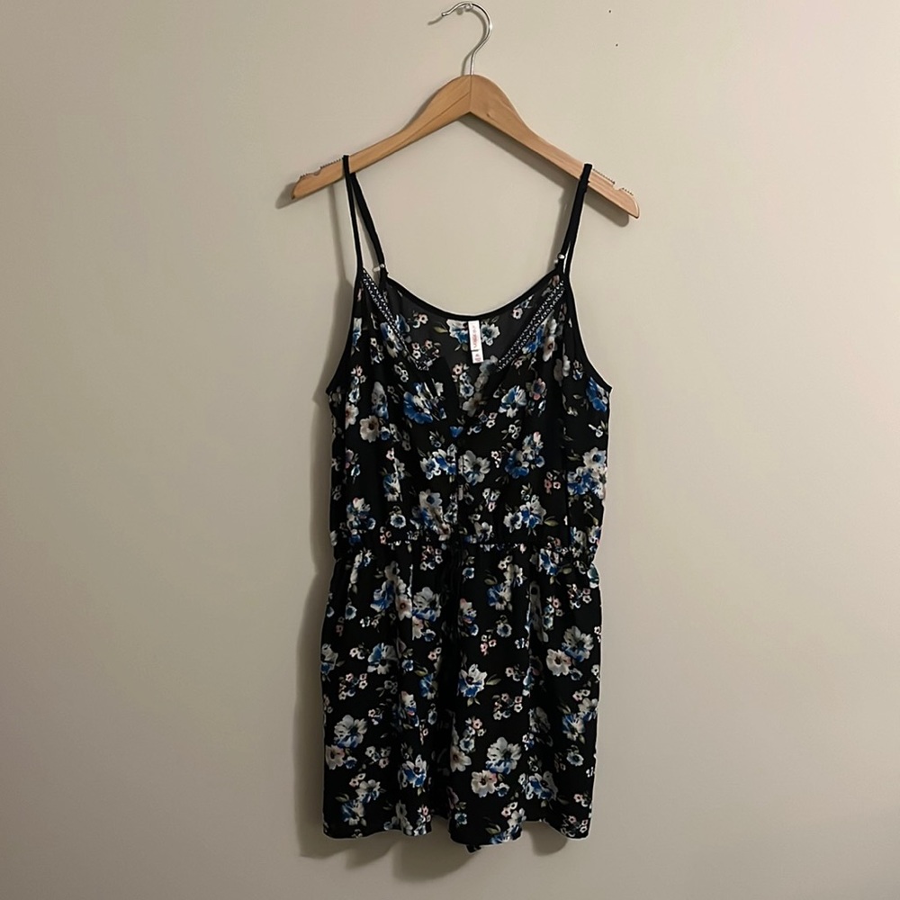Xhilaration Floral Romper, Size XL